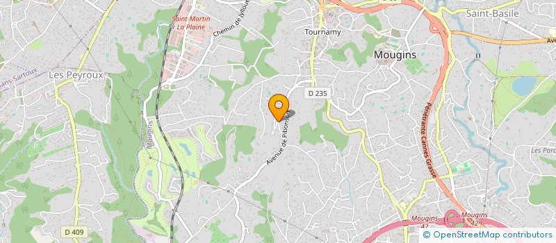 localisation de l'entreprise CERISE à MOUGINS
