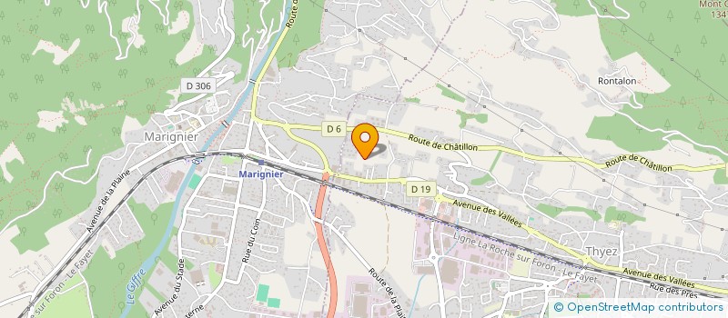 localisation de l'entreprise CERISE GARDEN  THYEZ