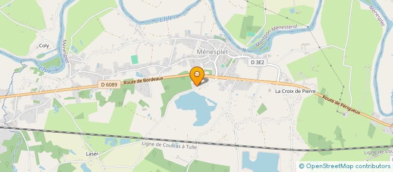 localisation de l'entreprise CERISE TECHNIQUES à MENESPLET