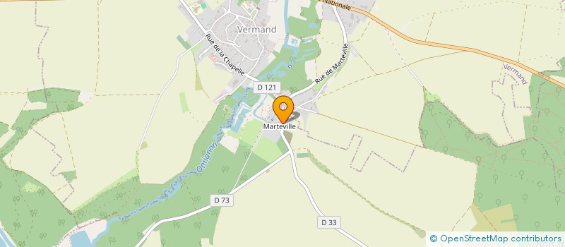 localisation de l'entreprise CERISELETS  ATTILLY