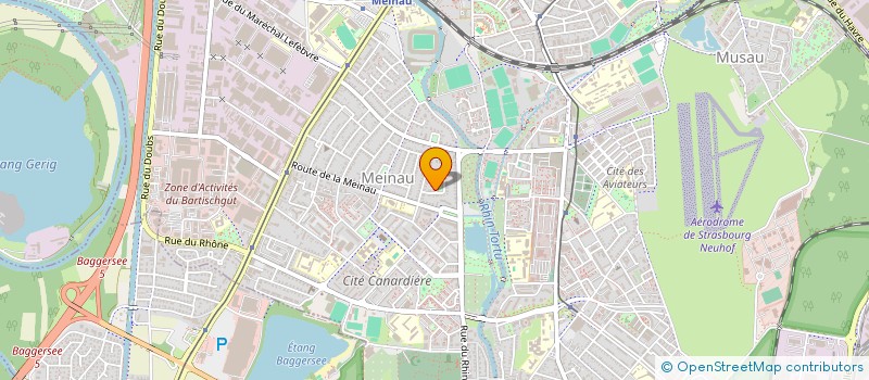 localisation de l'entreprise CERISIER SAUVAGE  STRASBOURG