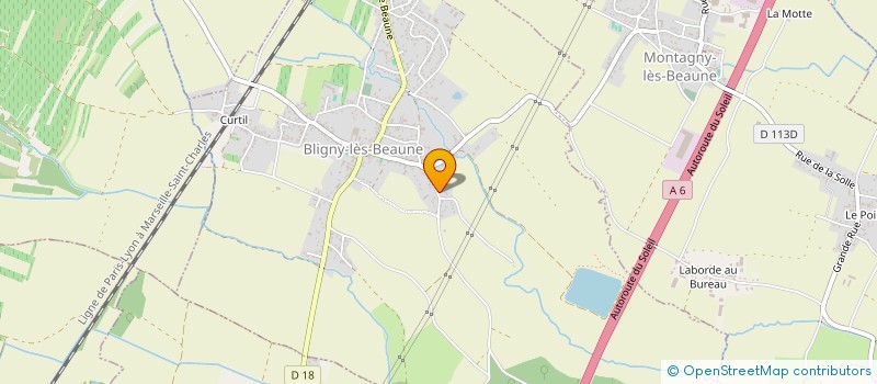 localisation de l'entreprise CERISIERES AB  BLIGNY-LES-BEAUNE