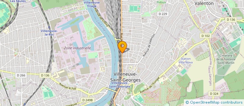localisation de l'entreprise CERIT à VILLENEUVE-SAINT-GEORGES