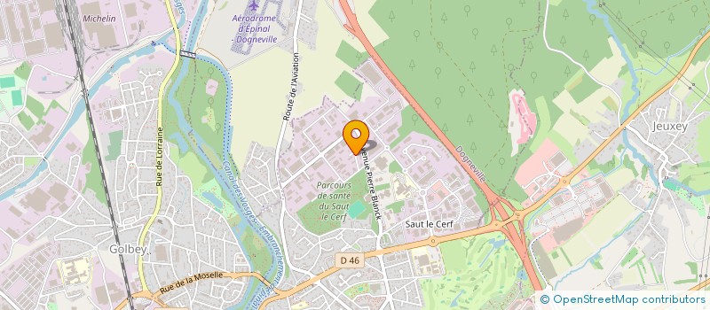 localisation de l'entreprise CERITEL INGENIERIE à EPINAL