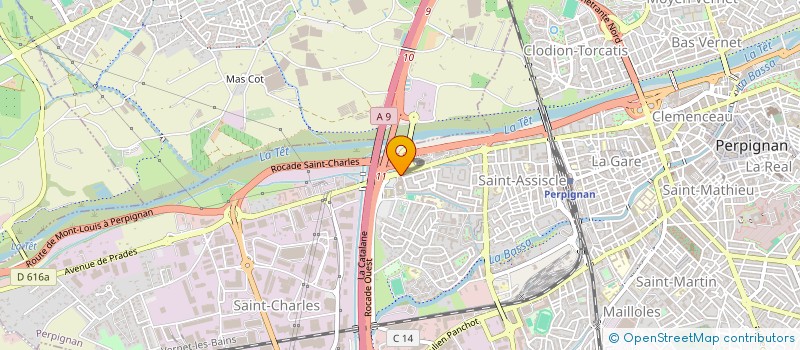 localisation de l'entreprise CERIX  PERPIGNAN