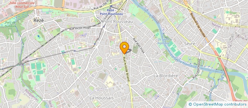 localisation de l'entreprise CERIZIER à REZE