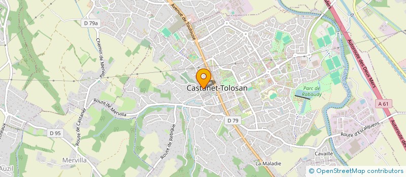 localisation de l'entreprise CERM AVENIR à CASTANET-TOLOSAN