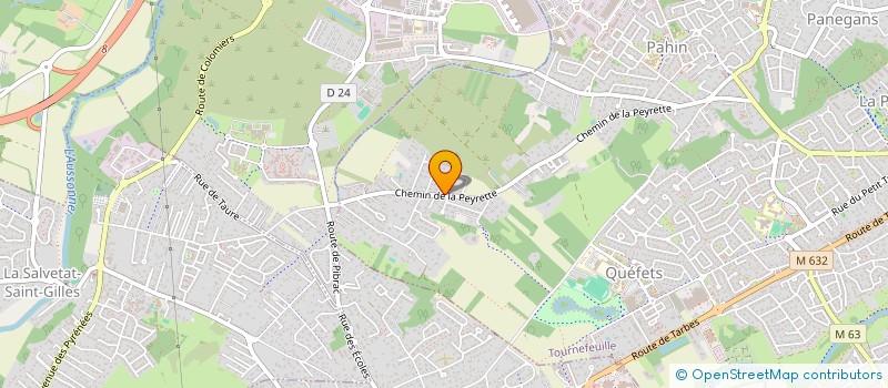 localisation de l'entreprise CERM'SOLS à TOURNEFEUILLE