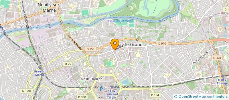 localisation de l'entreprise CERMA à NOISY-LE-GRAND