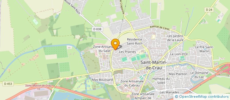 localisation de l'entreprise CERMAF à SAINT-MARTIN-DE-CRAU