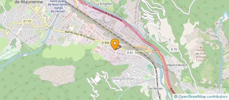localisation de l'entreprise CERMELEC à SAINT-JEAN-DE-MAURIENNE