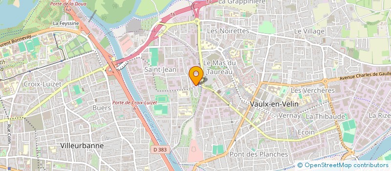 localisation de l'entreprise CERMI à VILLEURBANNE