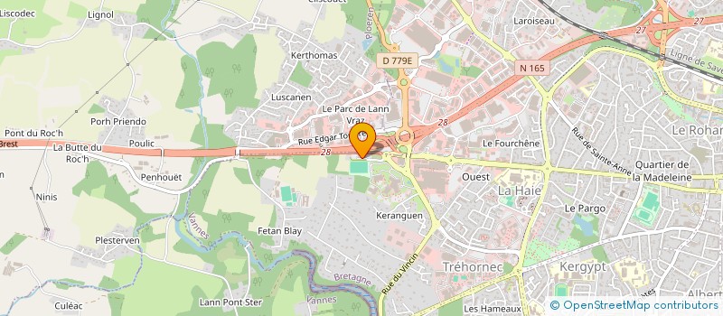 localisation de l'entreprise CERMIA à VANNES