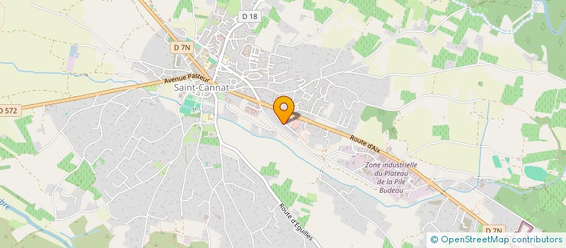 localisation de l'entreprise CERMIBAT  SAINT-CANNAT