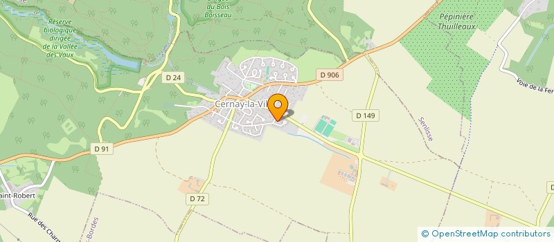 localisation de l'entreprise CERNINFO  CERNAY-LA-VILLE