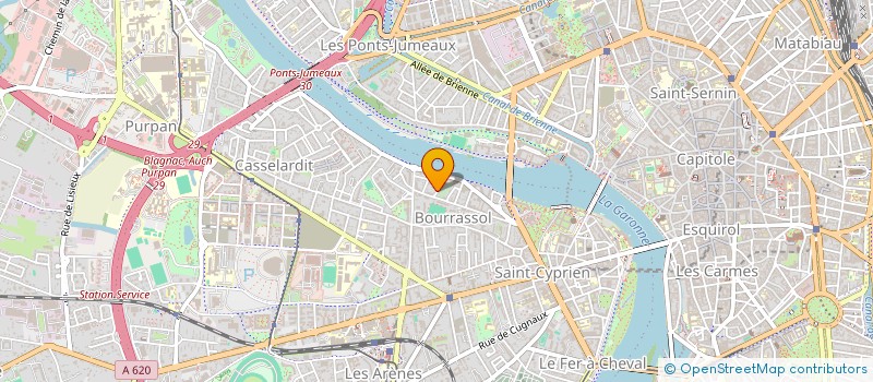 localisation de l'entreprise CERNO à TOULOUSE