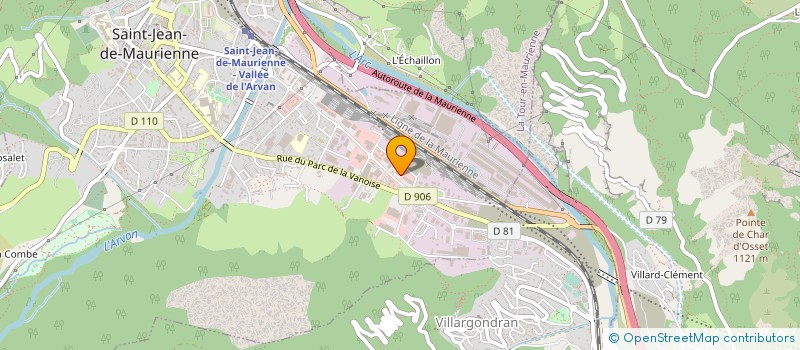 localisation de l'entreprise CERO  SAINT-JEAN-DE-MAURIENNE