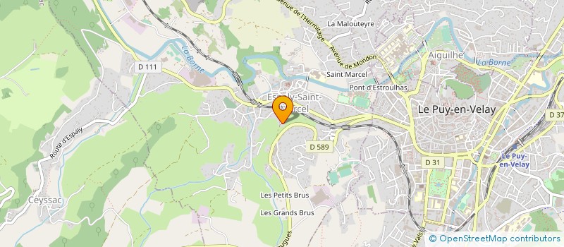 localisation de l'entreprise CERO  ESPALY-SAINT-MARCEL