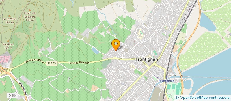 localisation de l'entreprise CEROBAJO à FRONTIGNAN