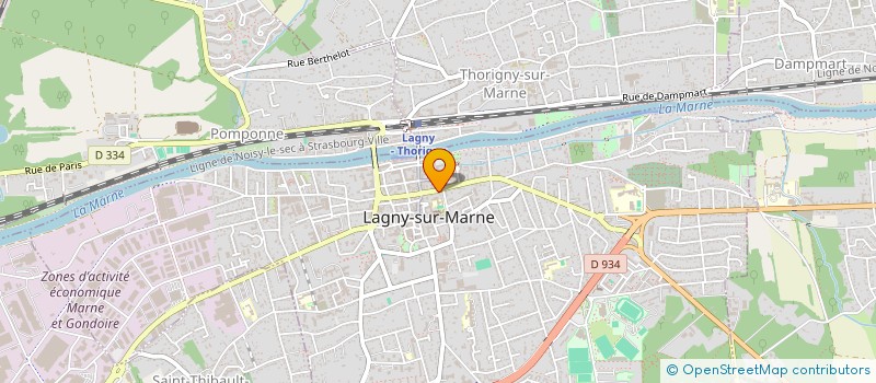 localisation de l'entreprise CEROLA  LAGNY-SUR-MARNE