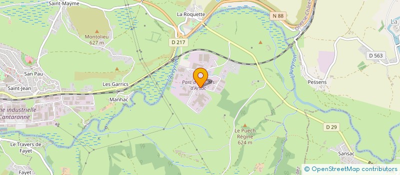 localisation de l'entreprise CEROLA  SAINTE-RADEGONDE