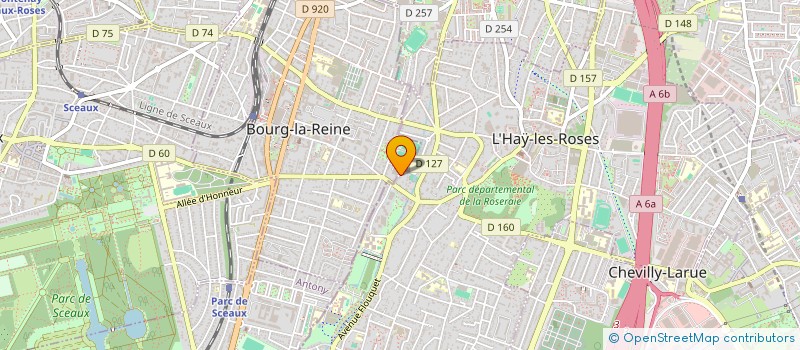 localisation de l'entreprise CERON  L'HAY-LES-ROSES