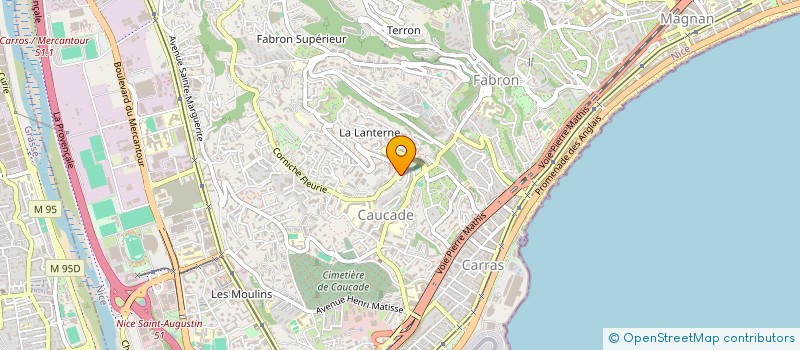 localisation de l'entreprise CERON CONSEILS à NICE