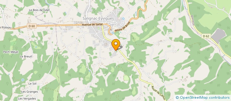 localisation de l'entreprise CEROU TRANSPORT  BORREZE