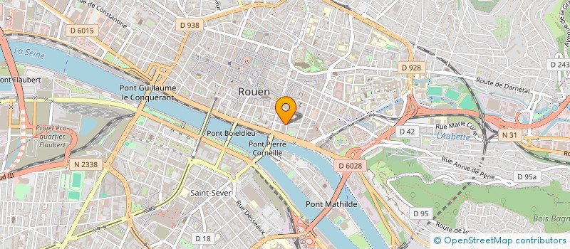 localisation de l'entreprise CERP ROUEN FORMATION à ROUEN