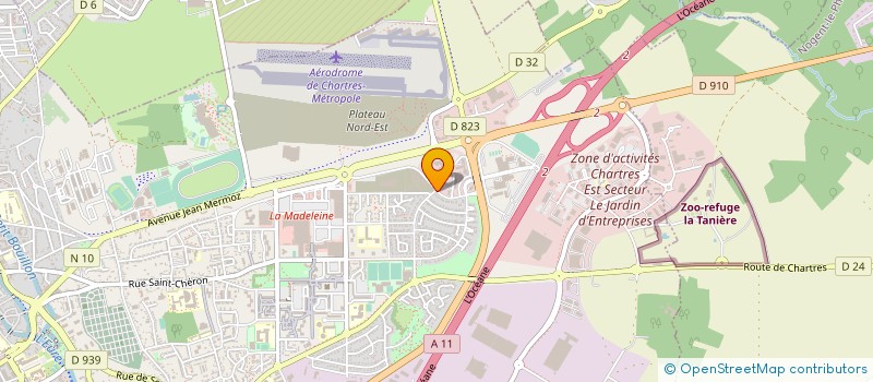 localisation de l'entreprise CERP TECHNOLOGIES à CHARTRES