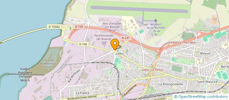 localisation de l'entreprise CERPE à LA ROCHELLE