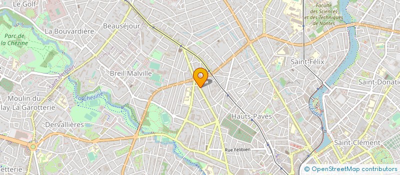 localisation de l'entreprise CERPIA à NANTES