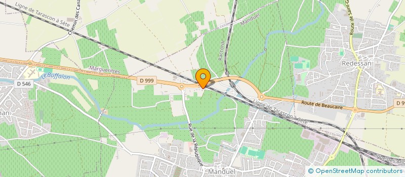 localisation de l'entreprise CERPPEC  MANDUEL