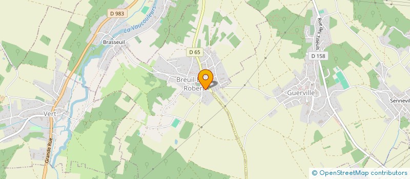 localisation de l'entreprise CERQ  BREUIL-BOIS-ROBERT