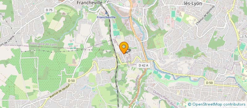 localisation de l'entreprise CERQUEIRA ALEXANDRE SAS  CHAPONOST