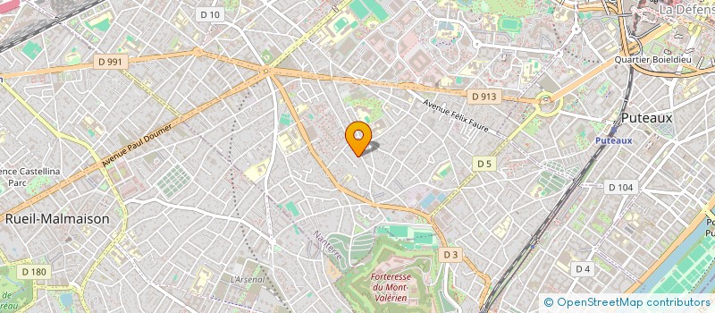 localisation de l'entreprise CERQUEIRA FRERES  NANTERRE