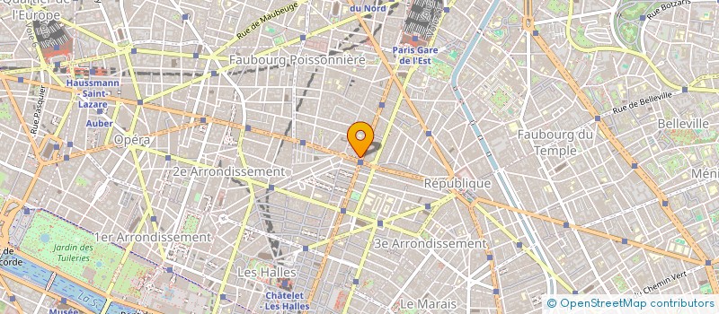 localisation de l'entreprise CERRAMIC S à PARIS