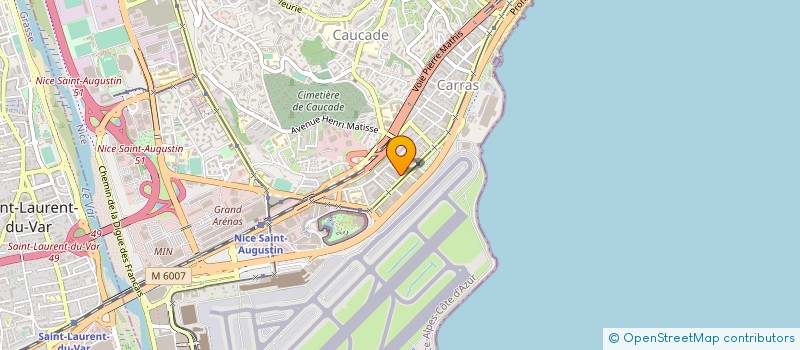 localisation de l'entreprise CERRI ET D'ELIA à NICE