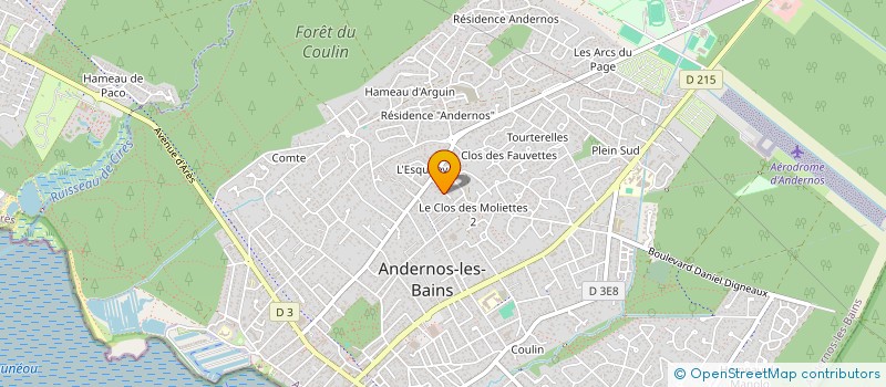 localisation de l'entreprise CERRITOS  ANDERNOS-LES-BAINS
