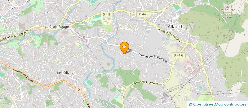 localisation de l'entreprise CERROU à ALLAUCH