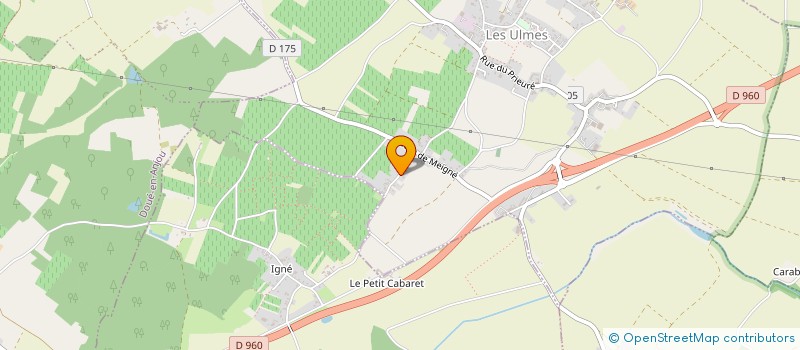 localisation de l'entreprise CERS  LES ULMES