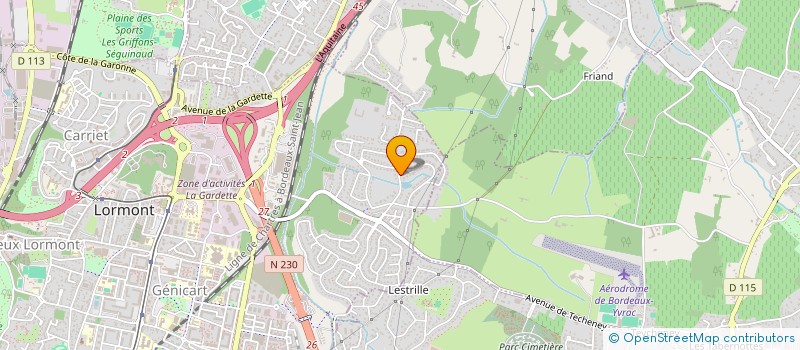 localisation de l'entreprise CERST  LORMONT