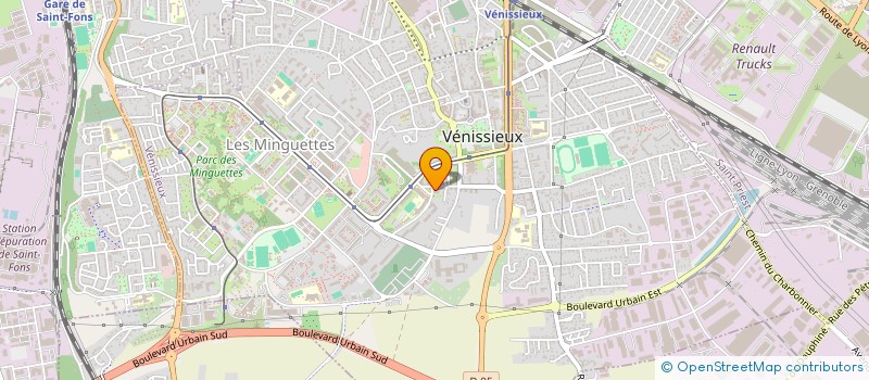 localisation de l'entreprise CERTA FORMATION  VENISSIEUX