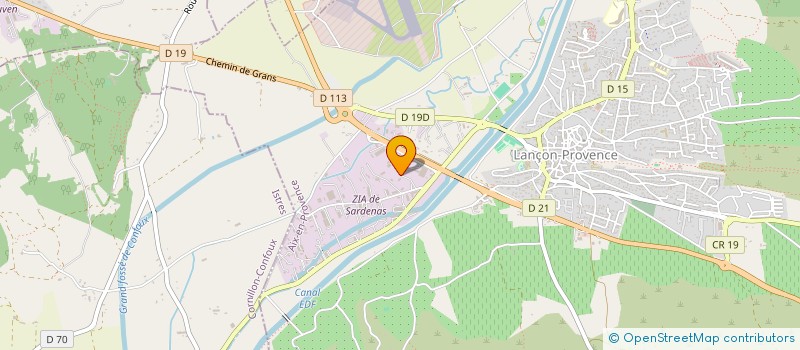 localisation de l'entreprise CERTA SUD EST SARL à LANCON-PROVENCE