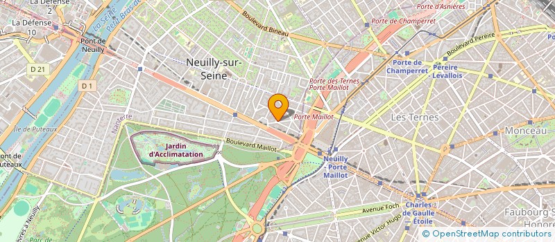 localisation de l'entreprise CERTAINTY à NEUILLY-SUR-SEINE