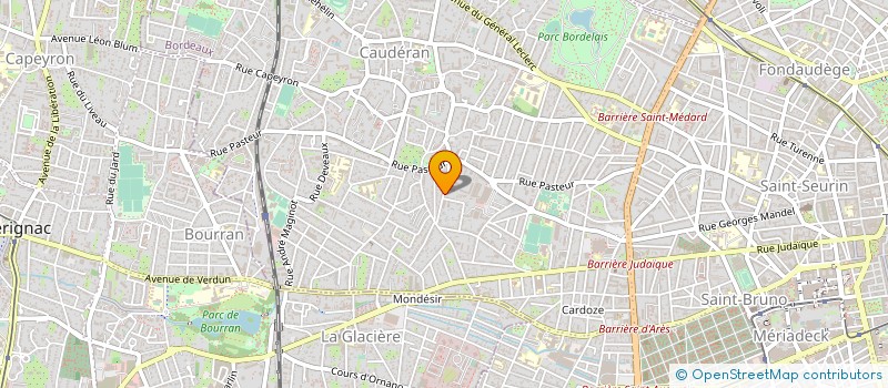 localisation de l'entreprise CERTEL à BORDEAUX