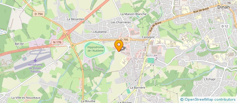 localisation de l'entreprise CERTENAIS  QUEVERT