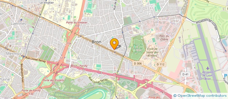 localisation de l'entreprise CERTER ENERGIES  BRON