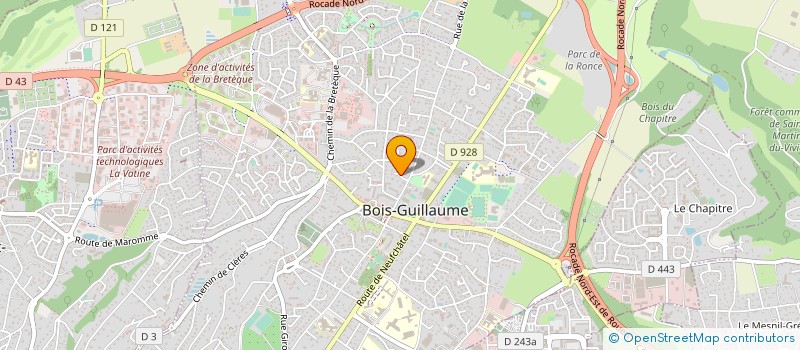 localisation de l'entreprise CERTEZE RENOVATION à BOIS-GUILLAUME