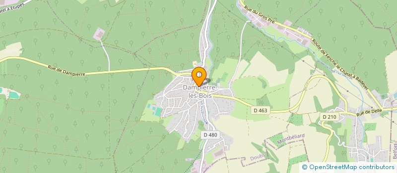 localisation de l'entreprise CERTI DIAGS  ALLENJOIE